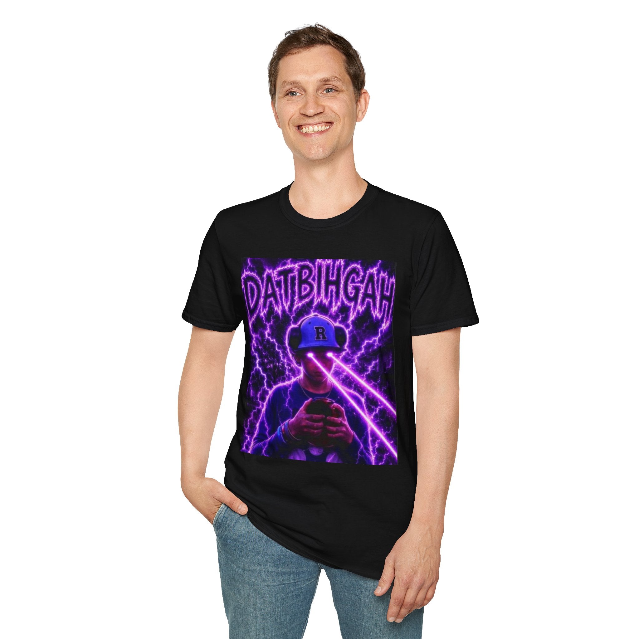 DatBihGah Neon Lightning - Graphic Tee